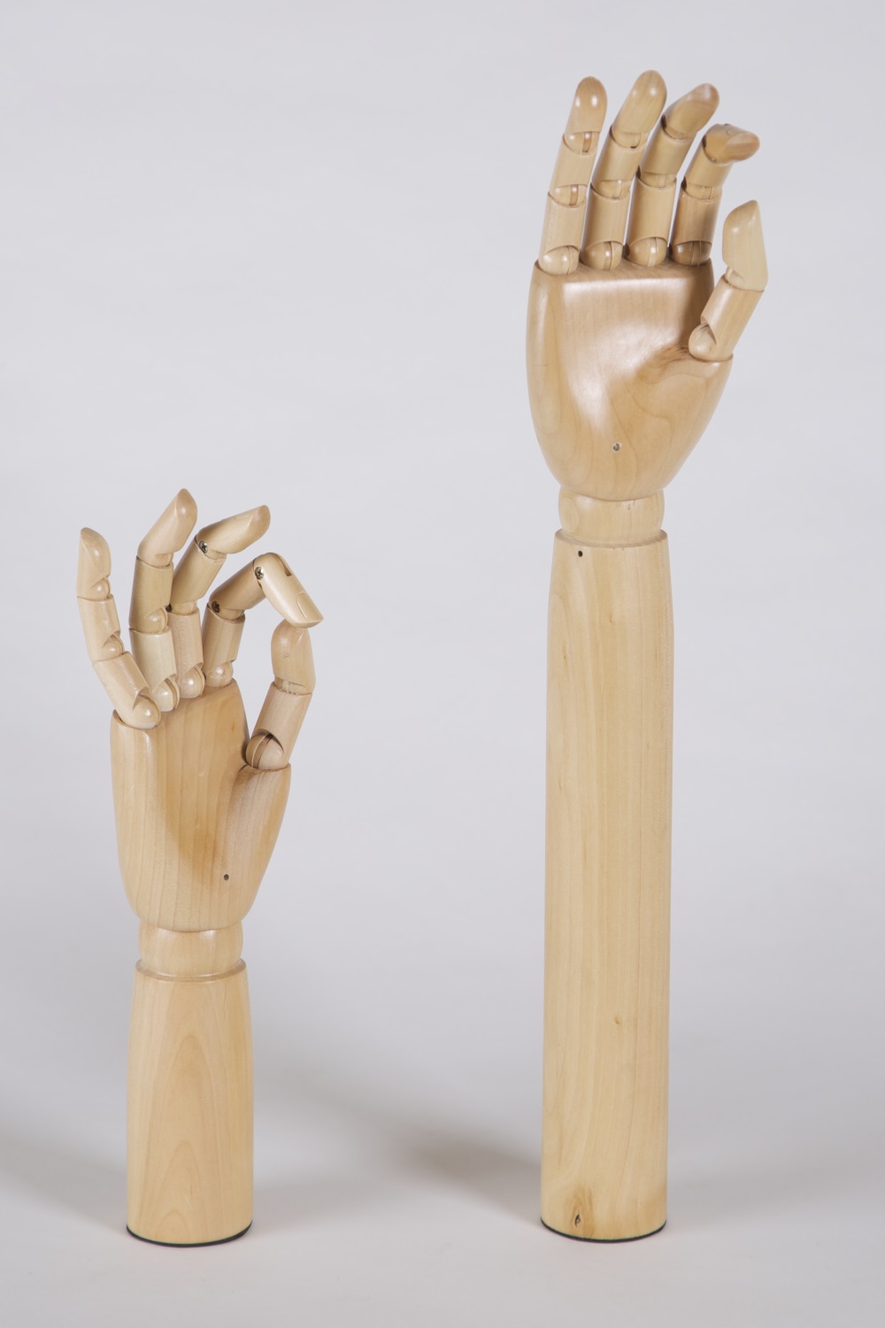 Damen-Holzhand beweglich Höhe 33cm