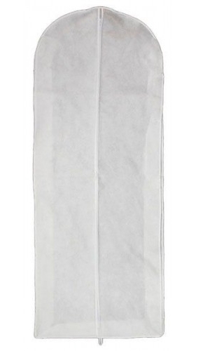 Brautkleidersack B70xL180xT20cm,  Material: Vliesstoff, weiß