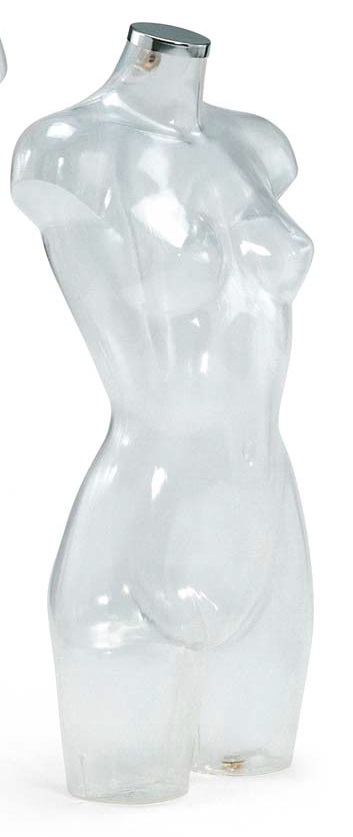 Damenbüste transparent