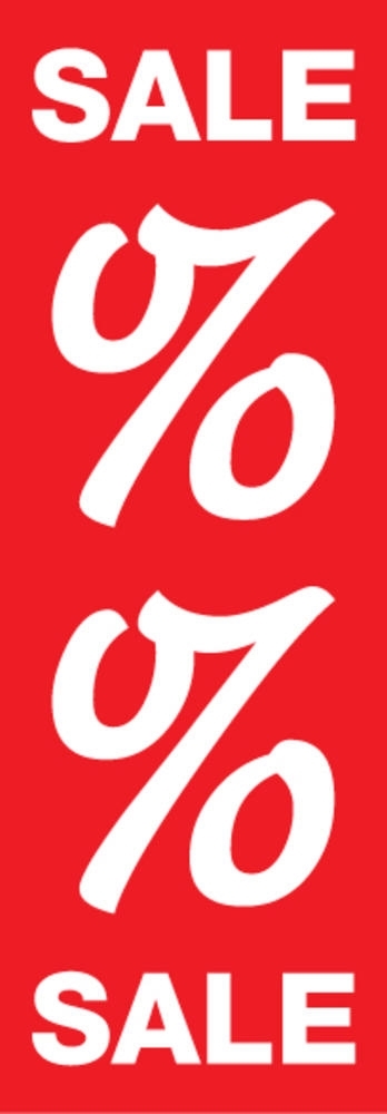 Plakat-Banner "Sale & Prozent"