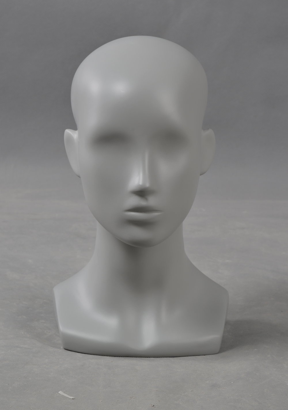 Damenkopf "Stone" mit Ohren, grau